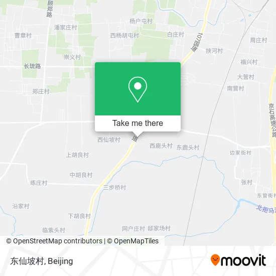 东仙坡村 map