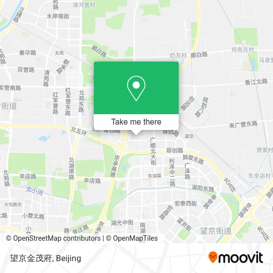 望京金茂府 map