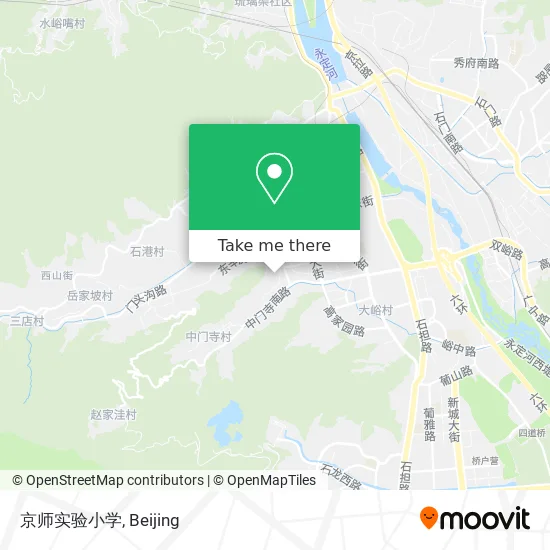 京师实验小学 map