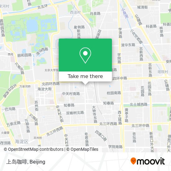 上岛咖啡 map