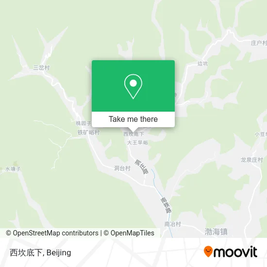 西坎底下 map