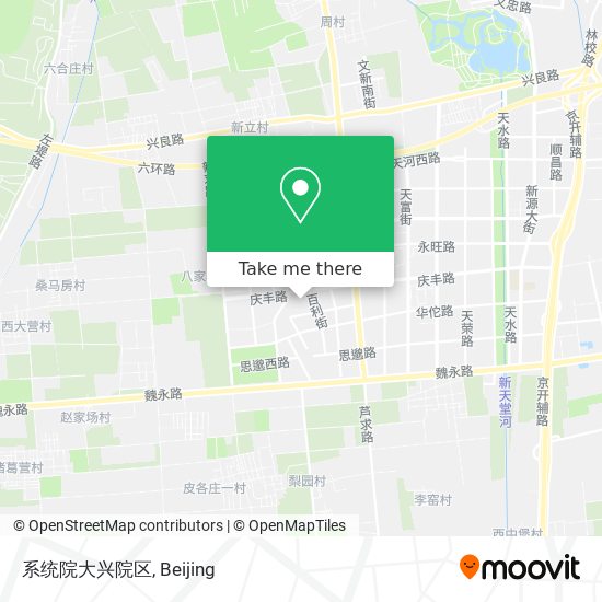 系统院大兴院区 map