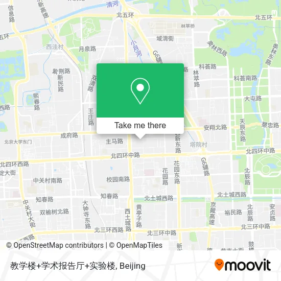 教学楼+学术报告厅+实验楼 map