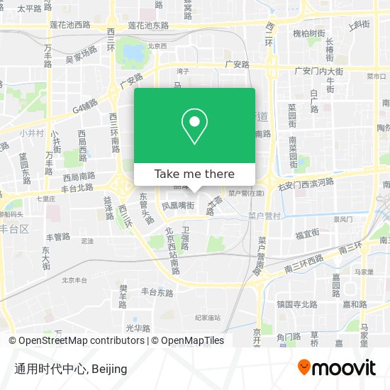 通用时代中心 map