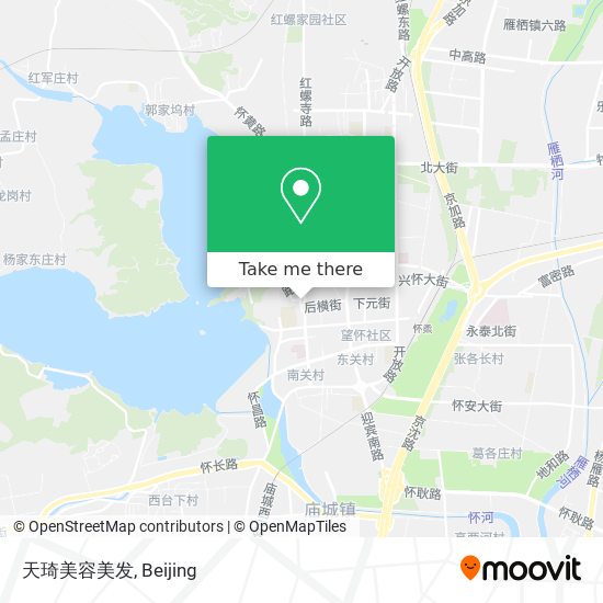 天琦美容美发 map