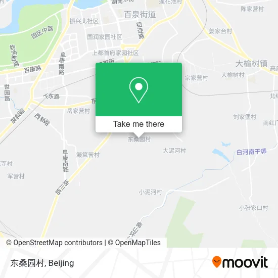 东桑园村 map