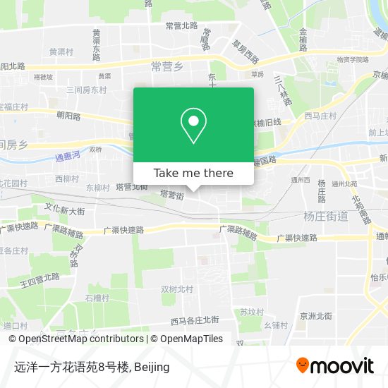 远洋一方花语苑8号楼 map