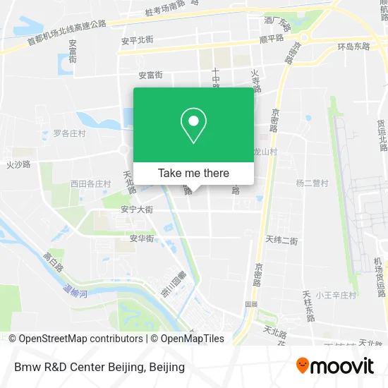 Bmw R&D Center Beijing map