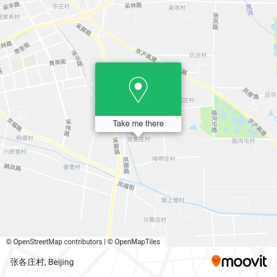 张各庄村 map