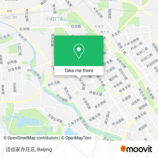 适佰家亦庄店 map