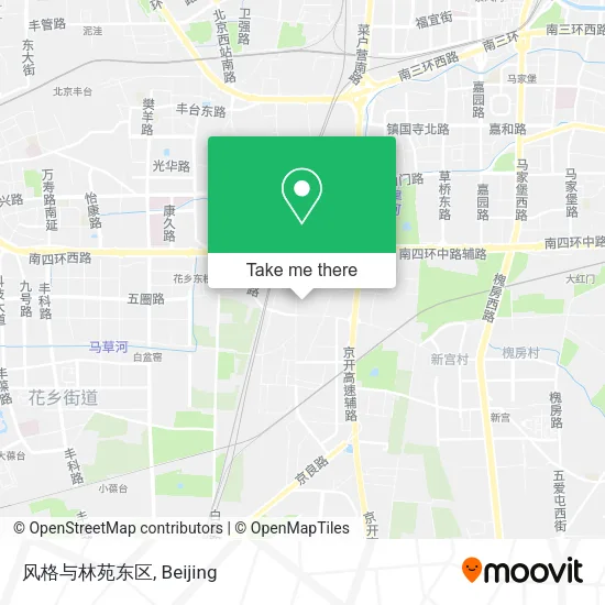 风格与林苑东区 map