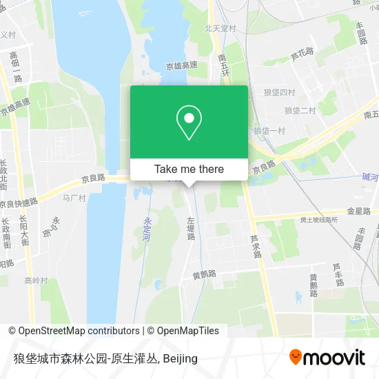 狼垡城市森林公园-原生灌丛 map