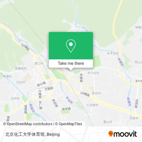 北京化工大学体育馆 map
