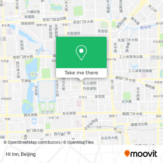Hi Inn map