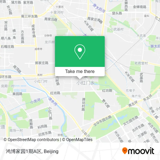 鸿博家园1期A区 map