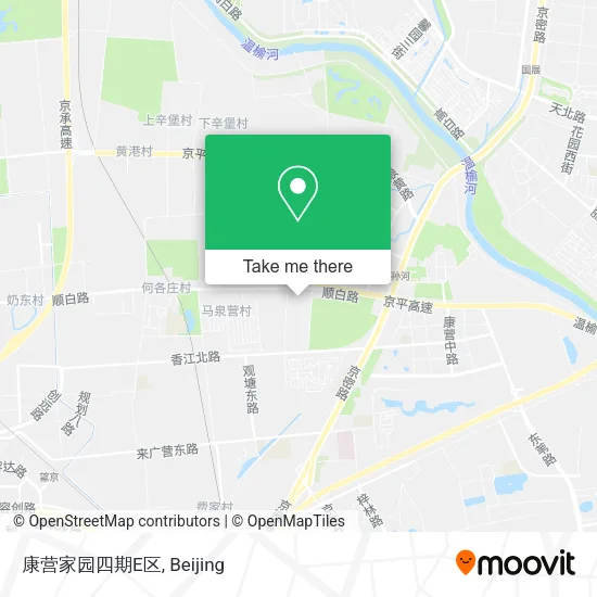 康营家园四期E区 map