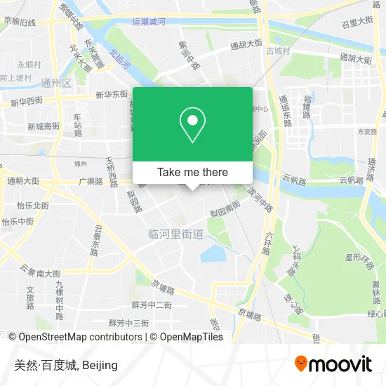 美然·百度城 map