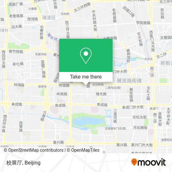 校展厅 map
