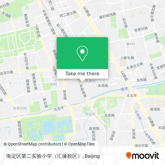 海淀区第二实验小学（汇缘校区） map