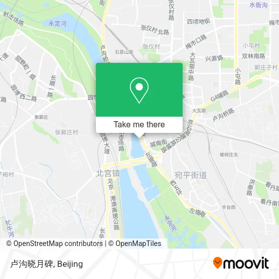 卢沟晓月碑 map