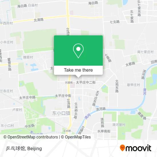 乒乓球馆 map