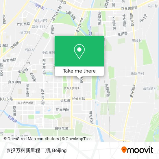 京投万科新里程二期 map