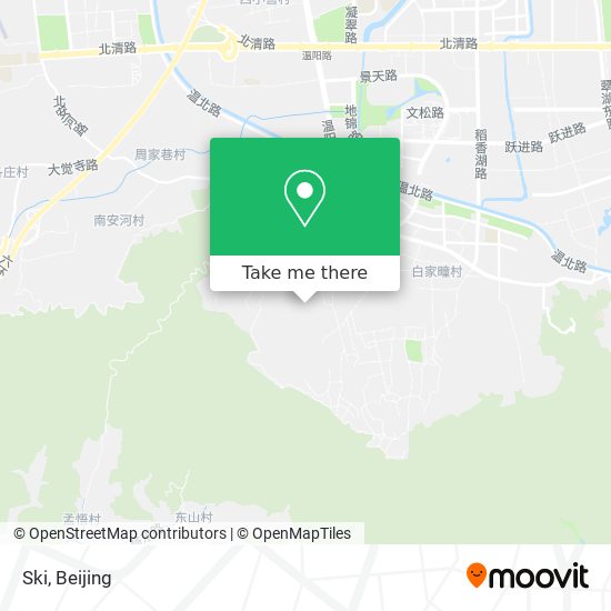 Ski map