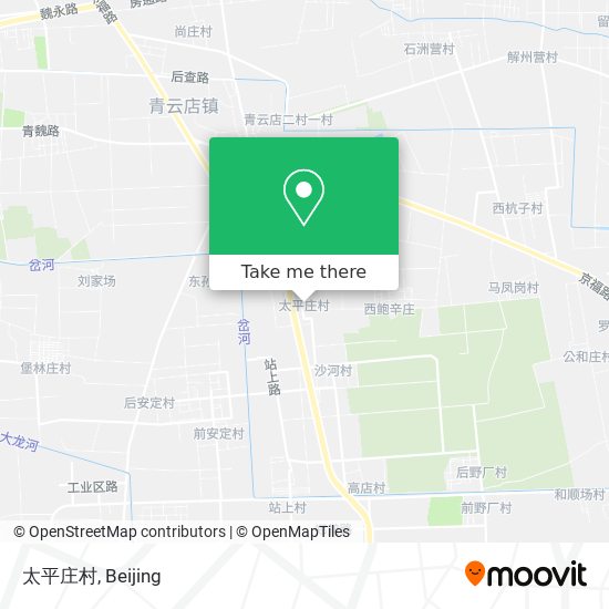 太平庄村 map