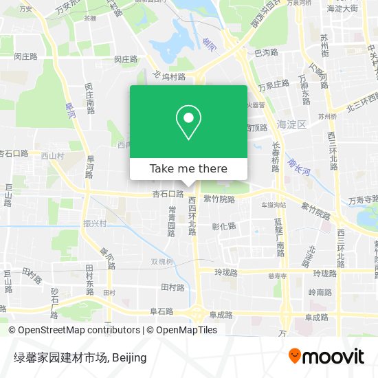 绿馨家园建材市场 map