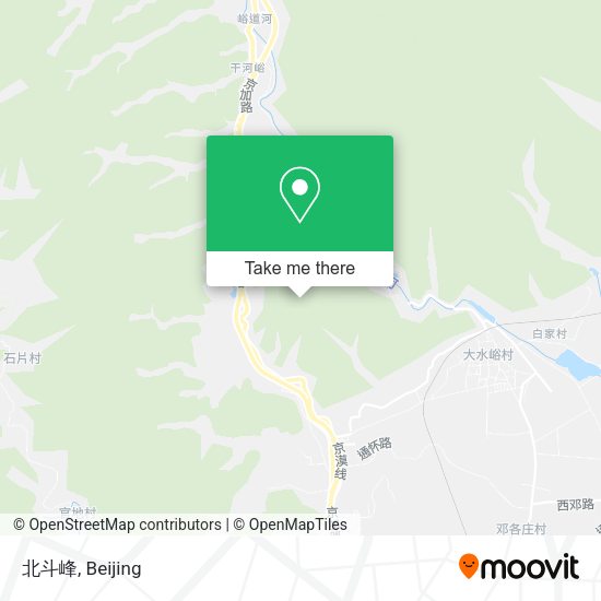 北斗峰 map