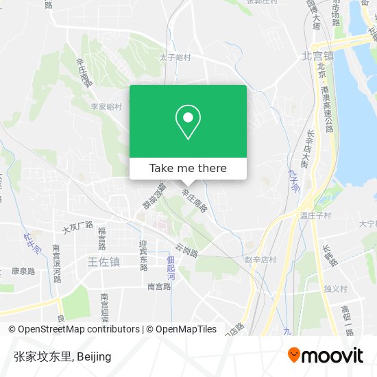 张家坟东里 map