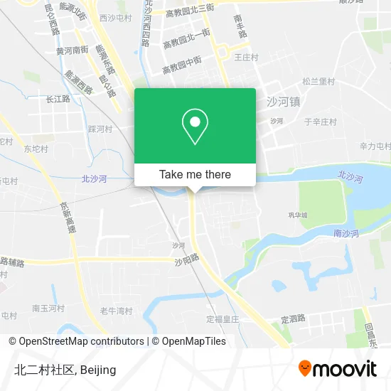 北二村社区 map