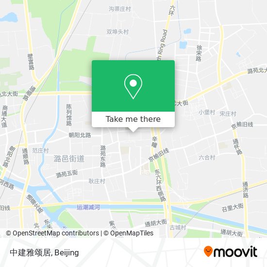 中建雅颂居 map