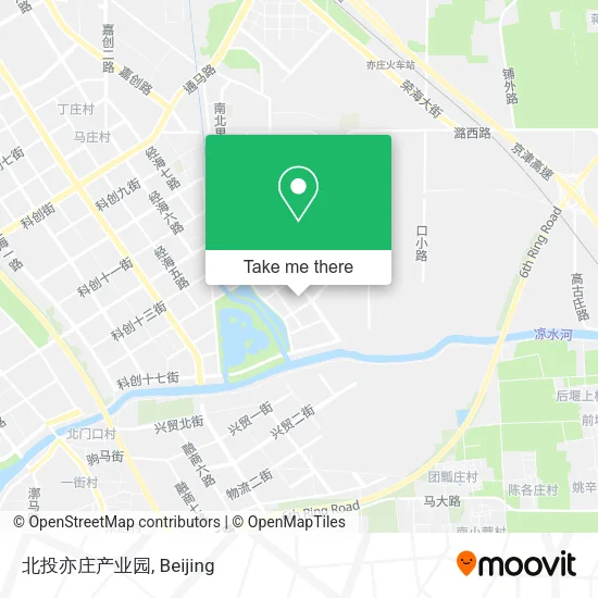 北投亦庄产业园 map