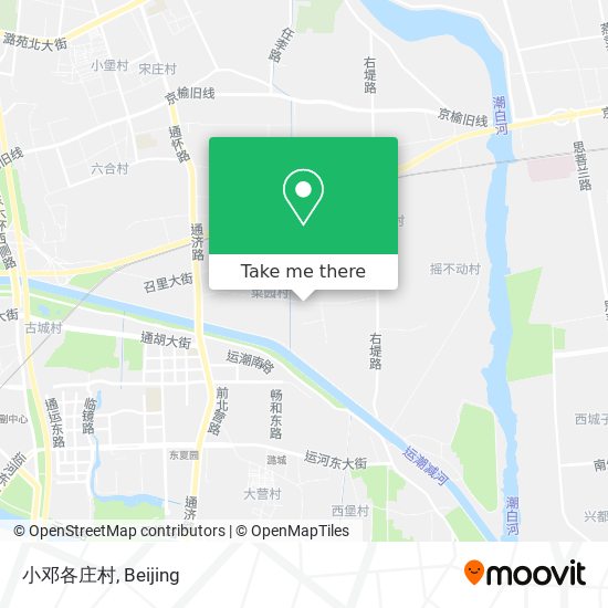 小邓各庄村 map