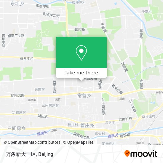 万象新天一区 map