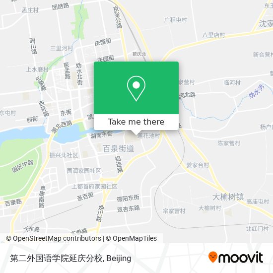 第二外国语学院延庆分校 map