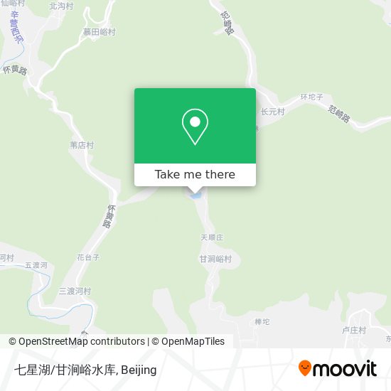 七星湖/甘涧峪水库 map