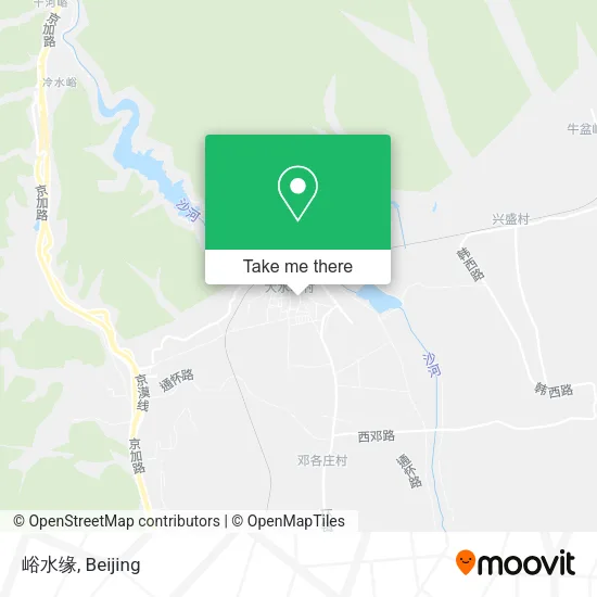 峪水缘 map