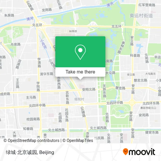绿城·北京诚园 map