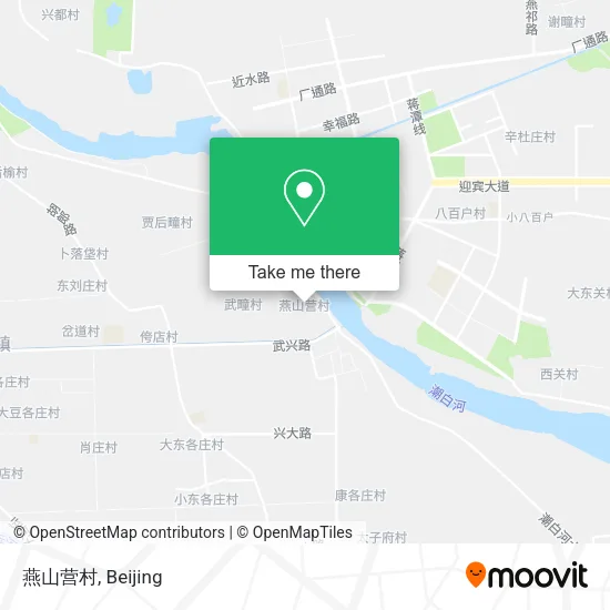燕山营村 map