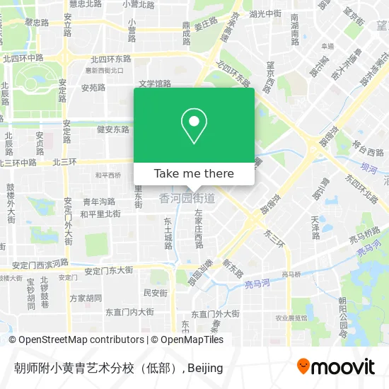 朝师附小黄胄艺术分校（低部） map