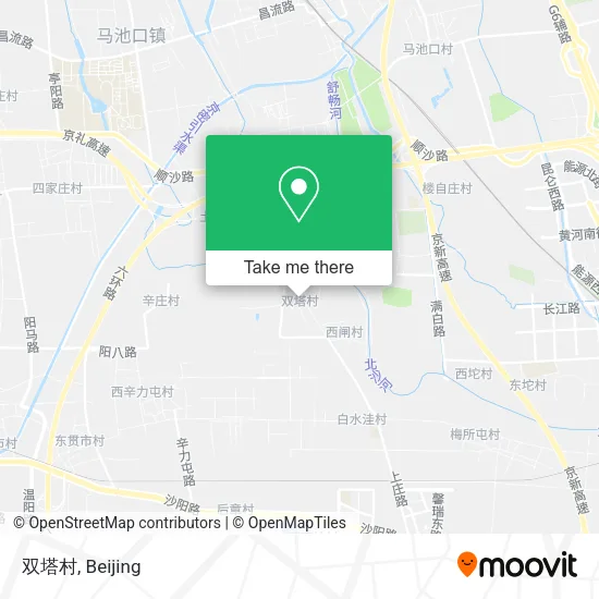 双塔村 map