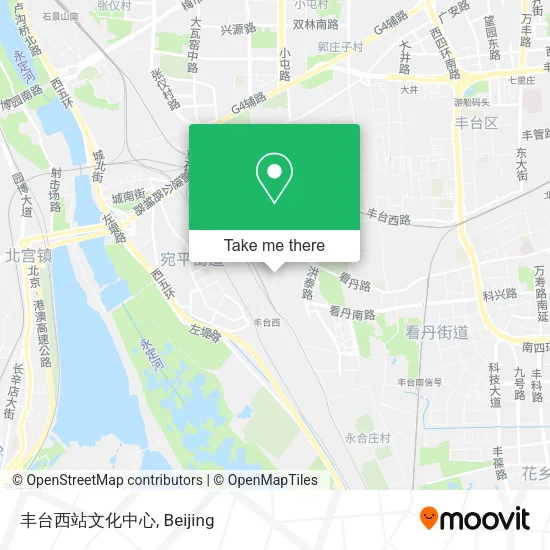 丰台西站文化中心 map