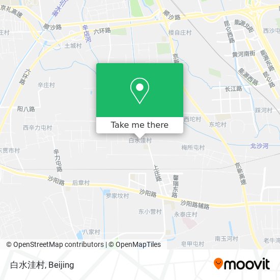 白水洼村 map