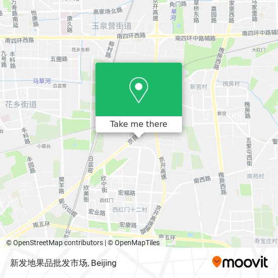 新发地果品批发市场 map