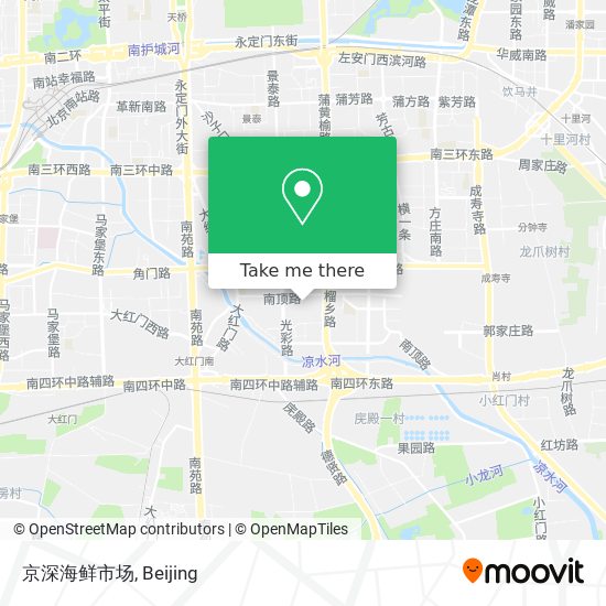 京深海鲜市场 map