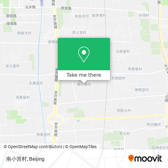 南小营村 map
