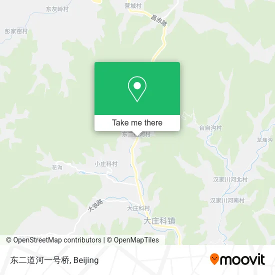 东二道河一号桥 map