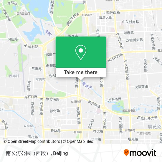 南长河公园（西段） map
